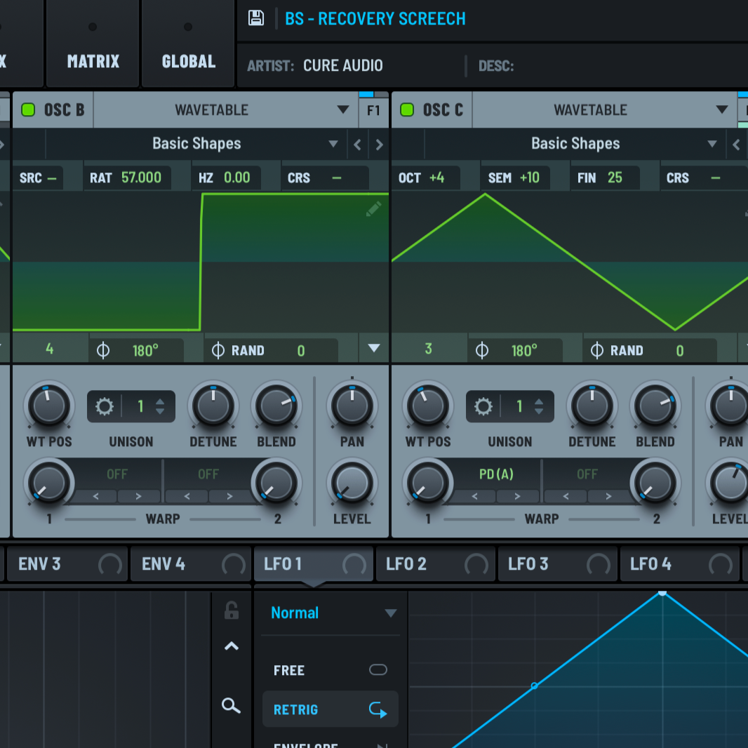 Skrillex, Space Laces - Recovery Screech (Serum 2 Preset)